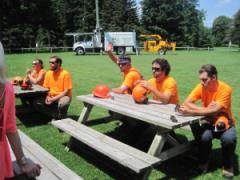 Shaun, Sean, Luke, Calvin & Nick were all on hand to help out CLC Tree Services during the LEA Craft Day